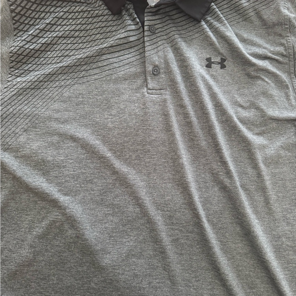 Under Armour Men's Gray Polo Shirt XXL